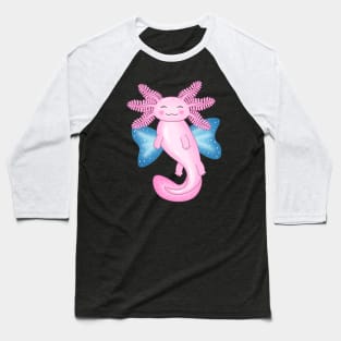 Butterfly Axolotl Baseball T-Shirt